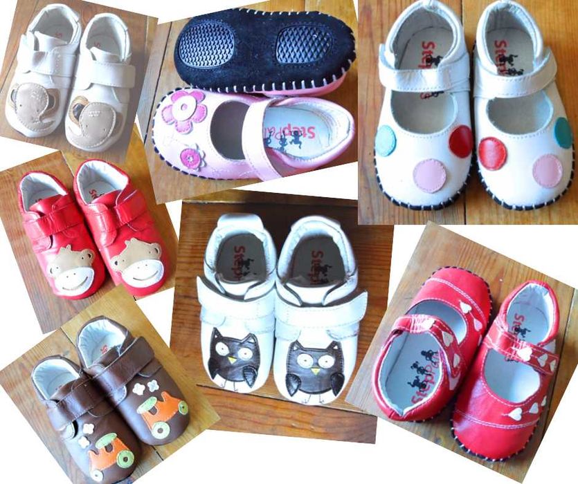 Английски БУЙКИ/ПАНТОФИ - естествена кожа, 1.5-2год.