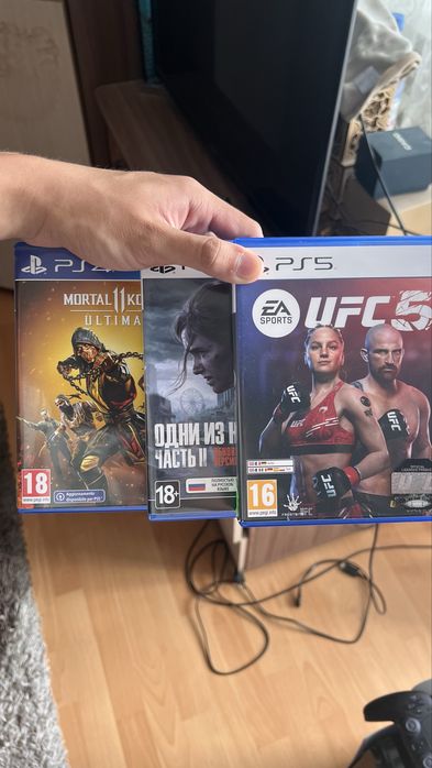 PlayStation 5 Slim с дисководом + 2 геймпада + 3 игры