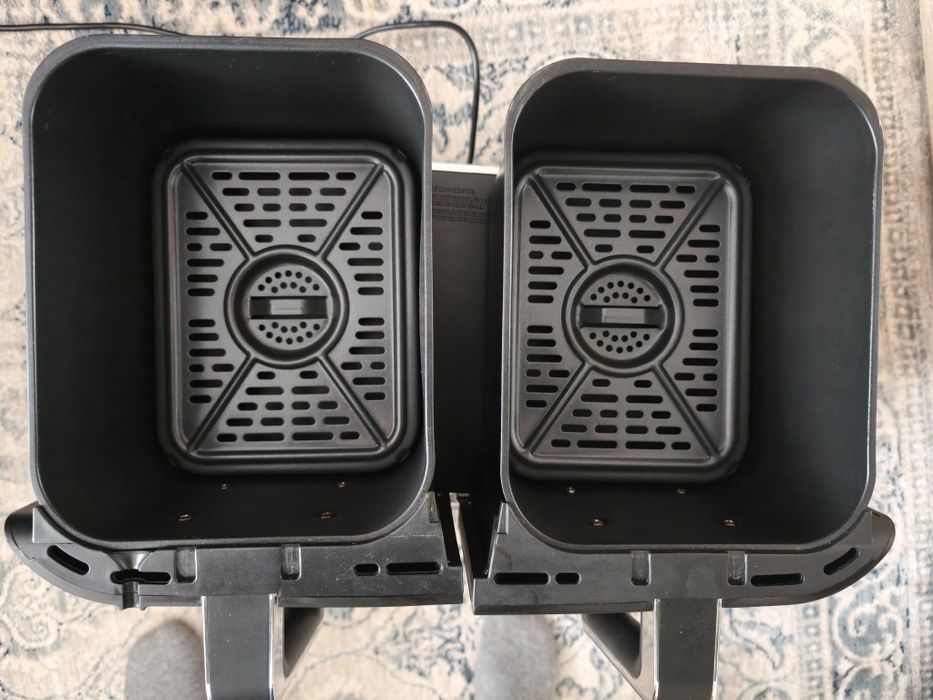 Air Fryer Ninja Dual AF451, 9.5l, 2470W, Friteuza cu aer cald, ca Nou