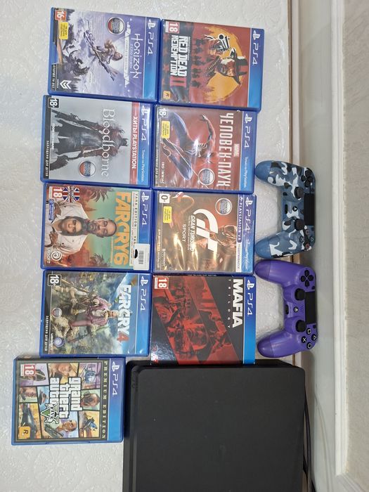 Пс 4 слим в отличном состоянии могу обмен на пк телефон ноутбук и т .д