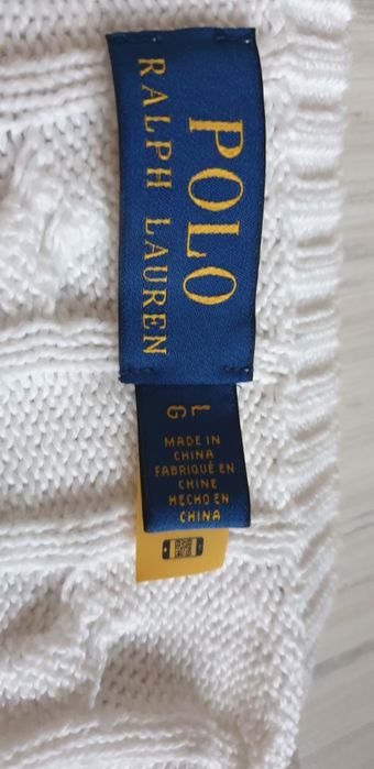 POLO Ralph Lauren Cable Cotton / Knit Mens Size L НОВО ! ОРИГИНАЛ! Мъжки Пуловер!