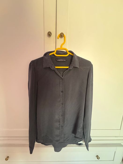 Camasa dama Zara din matase naturala