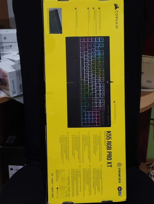 Tastatura gaming Corsair K55 PRO XT, iluminare RGB Noua