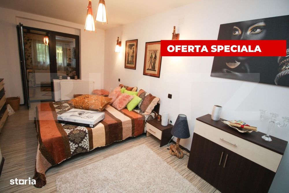 Apartament Ultracentral in Predeal – 2 Camere, vedere la padure, gat