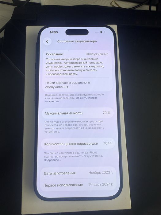 Iphone 15pro 256GB без царапин