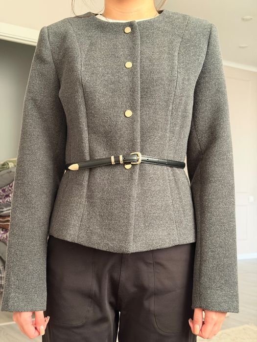 Пиджак приталенный с zara
