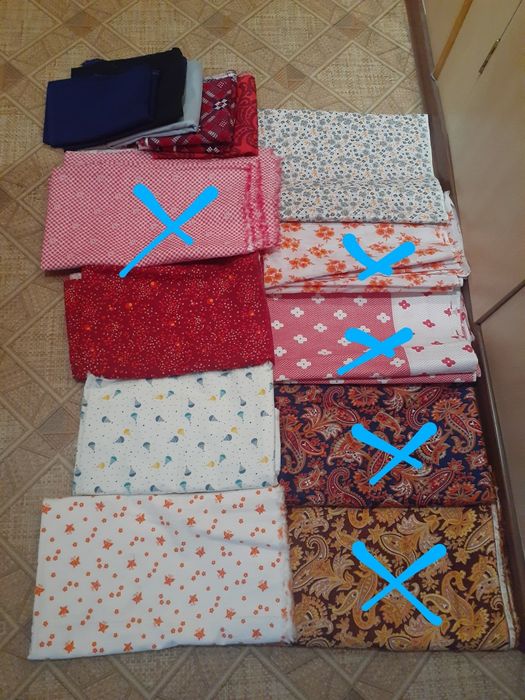 Ткани, отрезы (ситец) советские