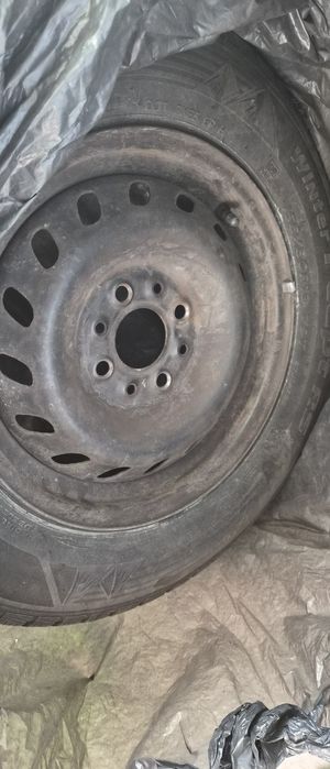 Jante tabla Fiat Panda, R13 cu anvelope  iarna