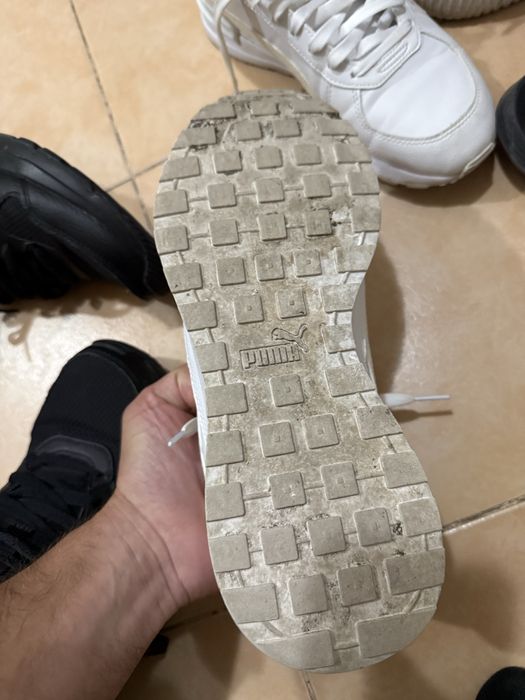 Оригинални бели маратонки Puma №40.5 / EU 40.5 – отлично състояние