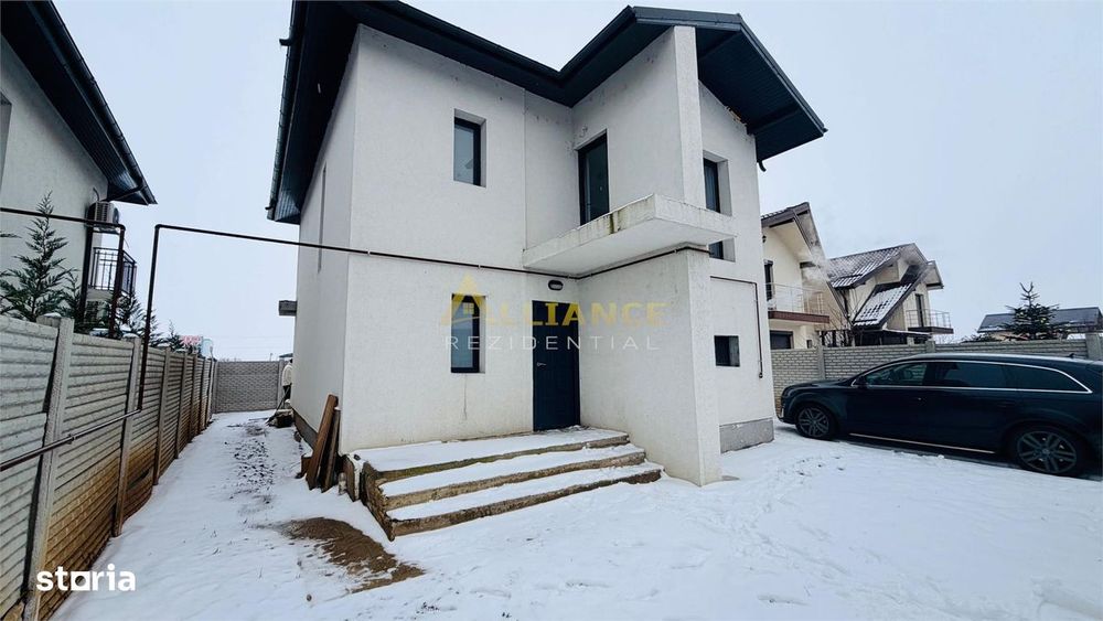 Vila individuala P+1E - 4 camere 2 bai - 250mp teren
