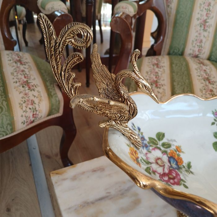 Фруктиера бронз порцелан