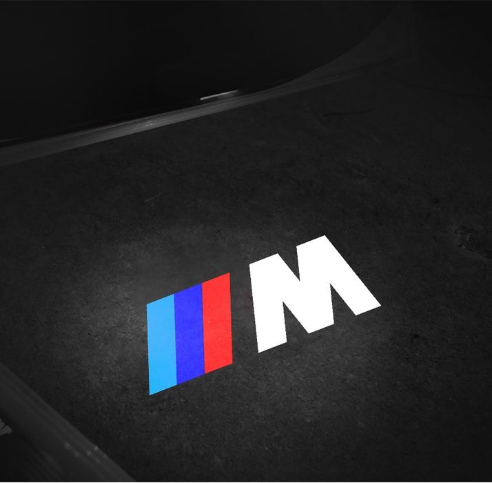 Set 2 Logo Holograma Bmw usa portiera Bmw M M3 M5 M Performance