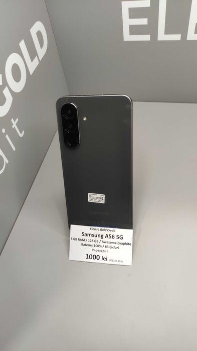 Samsung A56 5G 8GB RAM/128GB/Graphite/Bateria 100% ID1182-AG2