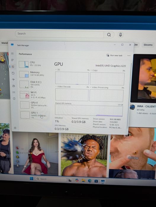 AIO Asus i3-8130u 8gb ssd NVIDIA mx110