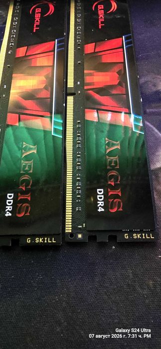Памет RAM 2x8GB DDR4 3200MT/s , G.Skill Aegis CL16 1.35V