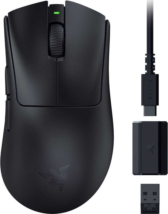 НОВА Геймърска безжична мишка Razer Deathadder v.3 Hyperspeed