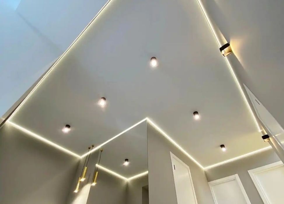 Натяжные потолки.