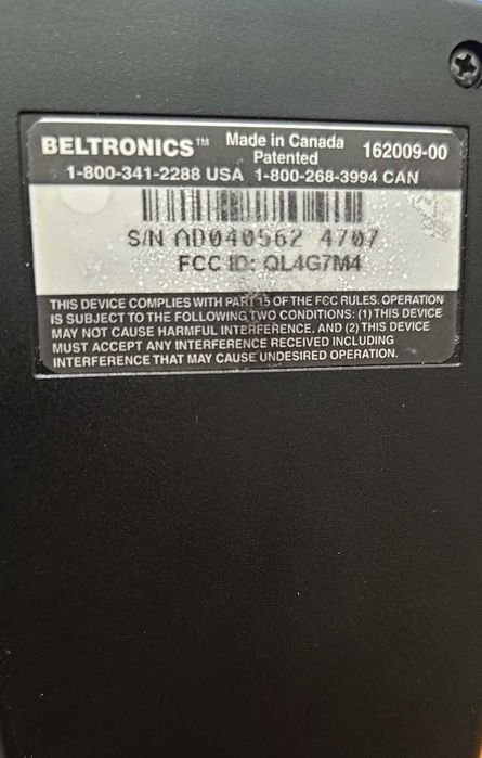 Detector radar BELTRONICS pentru orice tip de radar