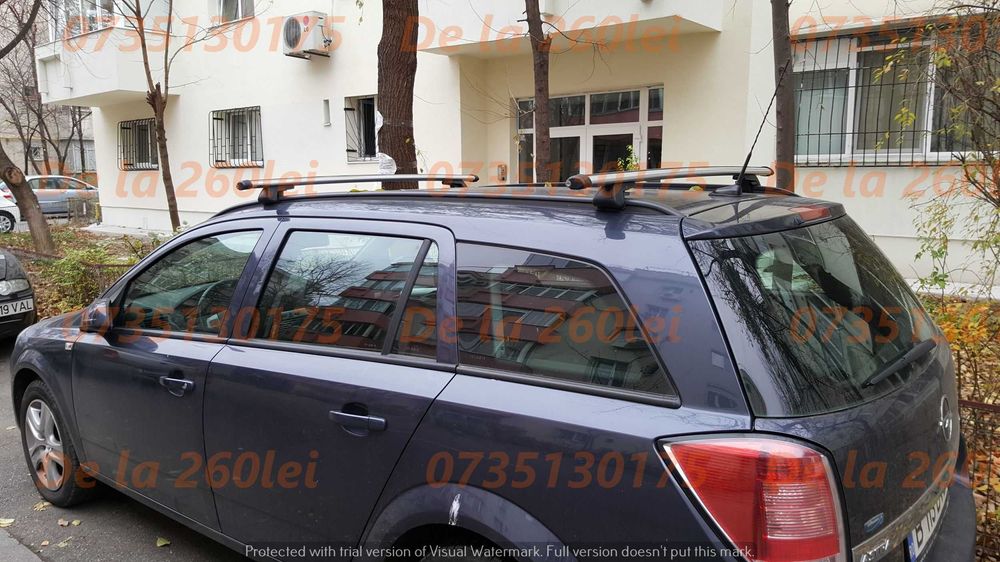 Bare transversale portbagaj OPEL Astra F G H J / Zafira A B C ALUMINIU