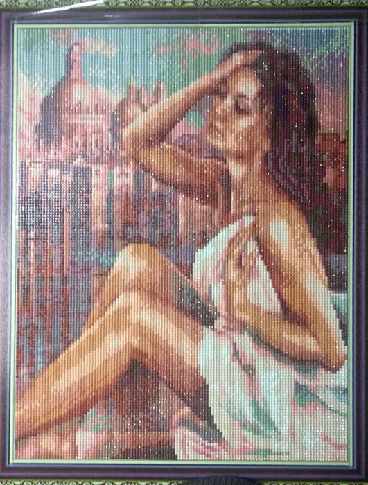 Готовая алмазная картина, утро в Венеции