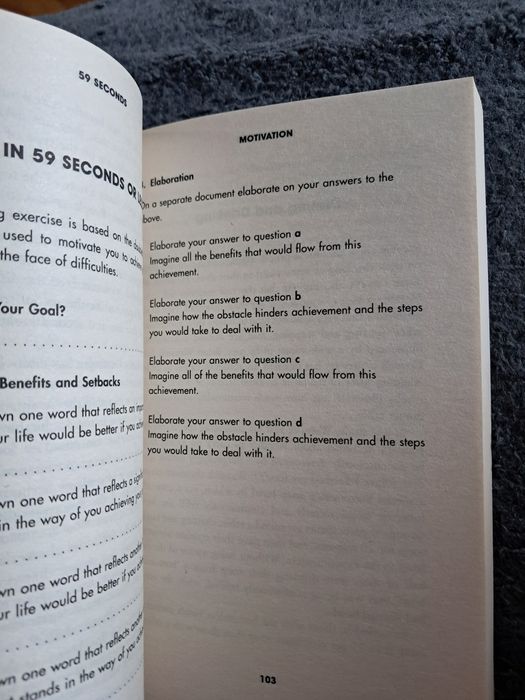 Carte 59 Seconds- Think a little, change a lot - Richard Wiseman