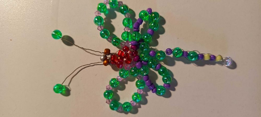 Украшение из бисера - стрекозы недорого