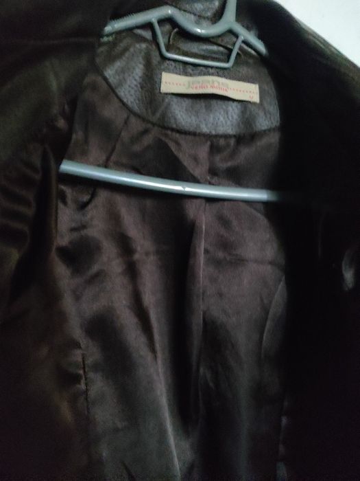 Geaca piele naturală maro