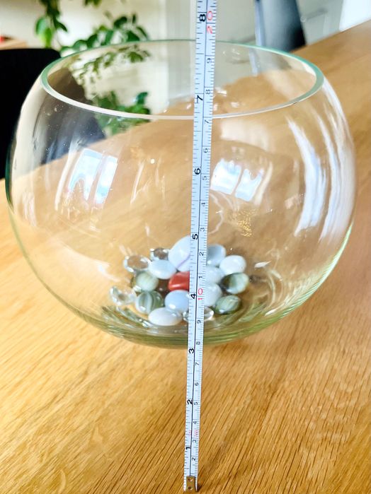 Малък стъклен аквариум за рибки - 5 литра