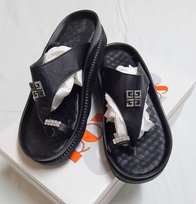 Papuci damă din piele marca ROVIGO PLUS