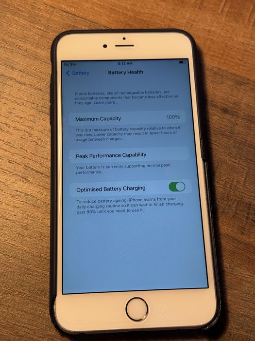 iPhone 6S+ plus, gray, 16GB, 100% battery