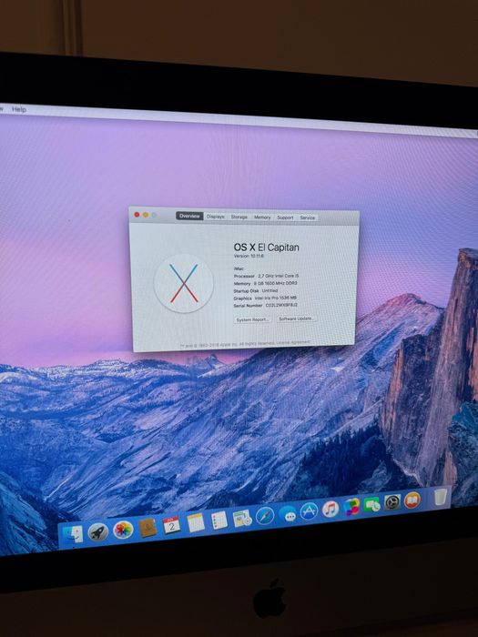 iMac 21.5 inch, intel i5, stare excelenta