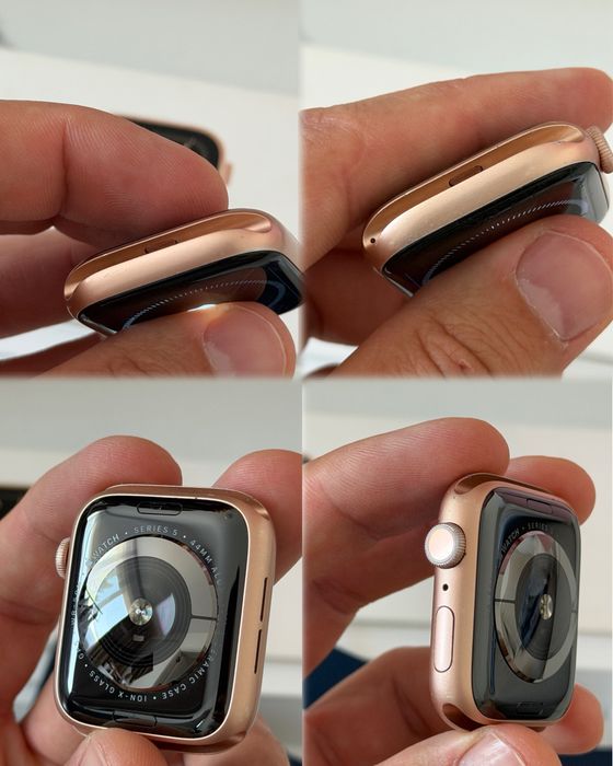 Apple watch seria 5 GPS 44mm aluminiu-ceramică
