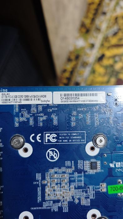 Видеокарта GT730 на 2 Гб DDR3