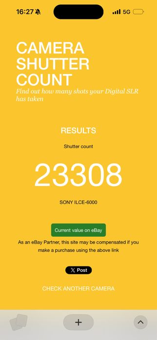 Sony A6000 putin folosit