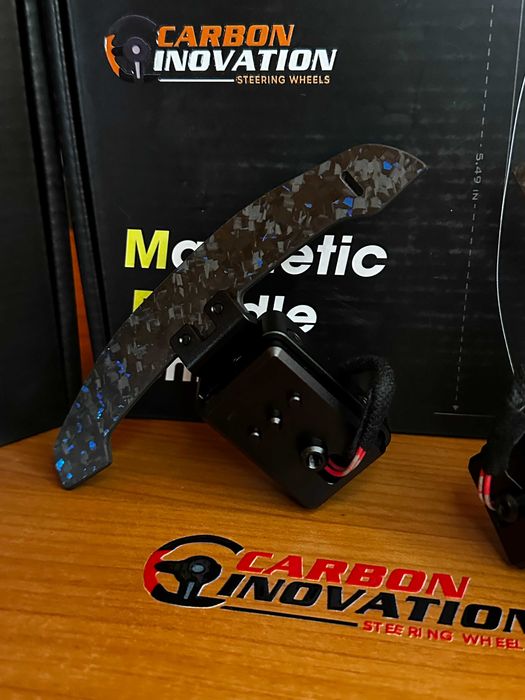 Padele Magnetice Carbon Forjat Albastru - BMW - Seria G - Seria F