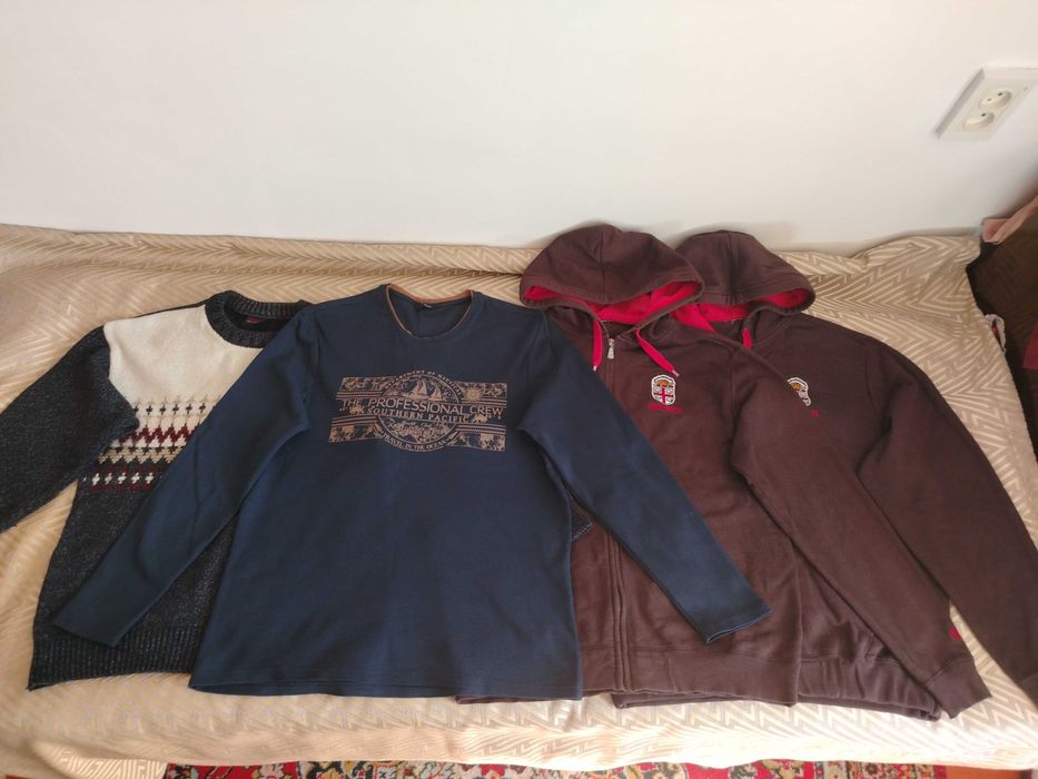 Б/У одежда /разм-M-L-XL/Мужская толстовка худи свитшот с капюшоном