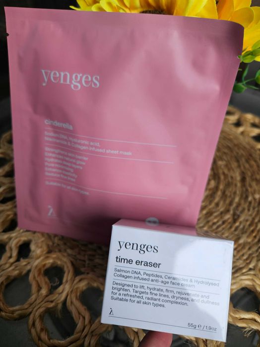Крем за лице Yenges + подарък колагенова маска