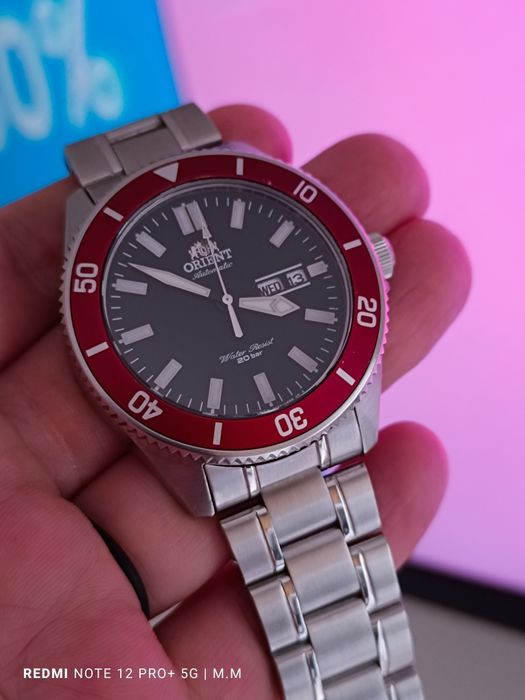 Ceas Orient Kano, geam safir cristal