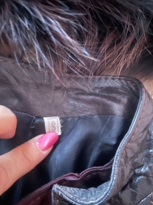 Манто, естествена кожа Leonard