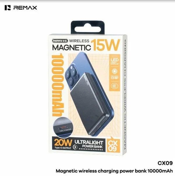 Remax CX09 Ultra thin mini PD20W Power Bank CCC 10000mAh for iPhone 17