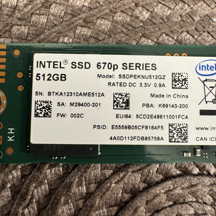 SSD 512GB AData Legend 700 Intel 670p NVMe m2