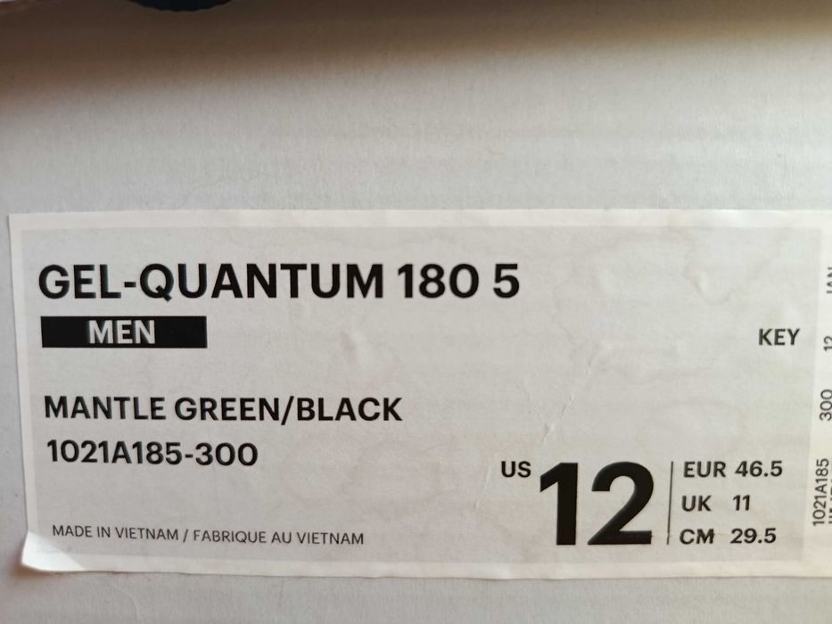 мъжки маратонки asics gel quantum 180 5,номер 46.5