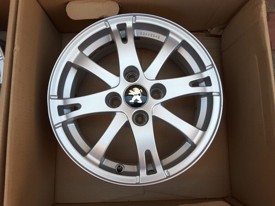 jante aliaj 15; 4x108; Peugeot 207, Peugeot 208 originale Peugeot