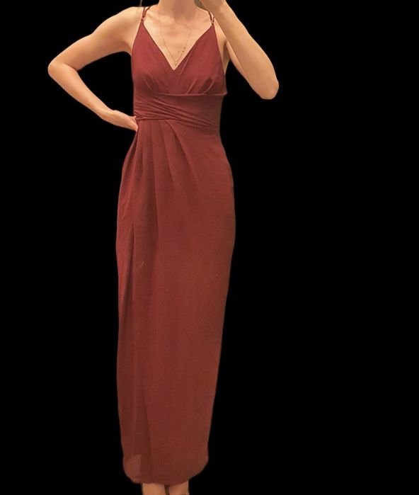 Rochie de seara din voal Xxs Asos