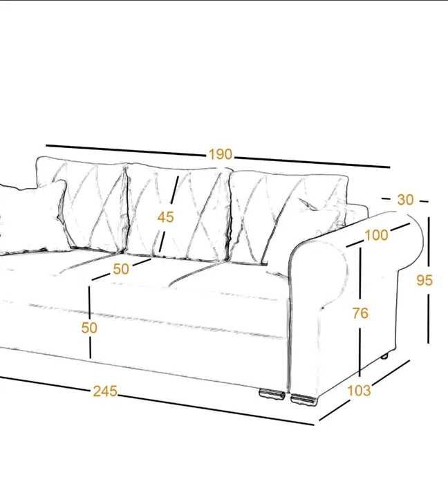 Vand Canapea Amira Mobexpert