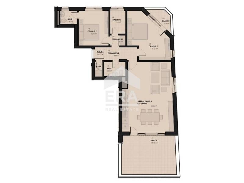 Продава се Тристаен апартамент в София, Лагера - 146 кв.м за 1048 €/кв.м - Снимка #7