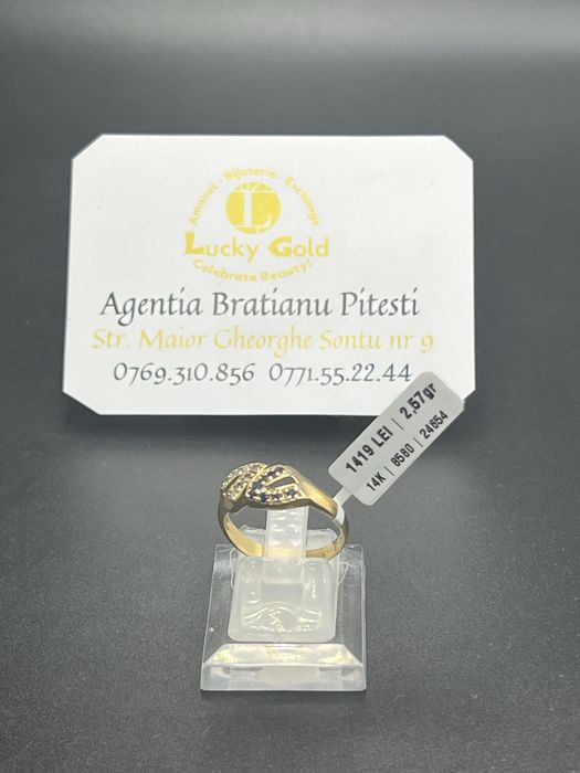 Inel aur 14k 2.57 gr marimea 17 cod 8580