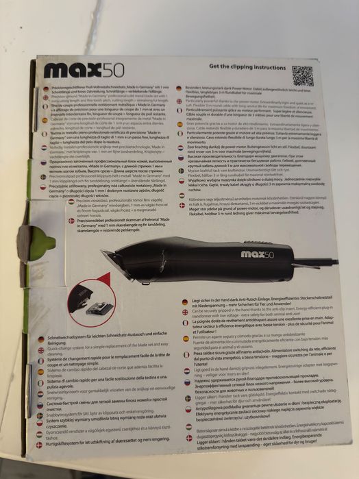 Vand aparat profesional de tuns caini si pisici Moser max50