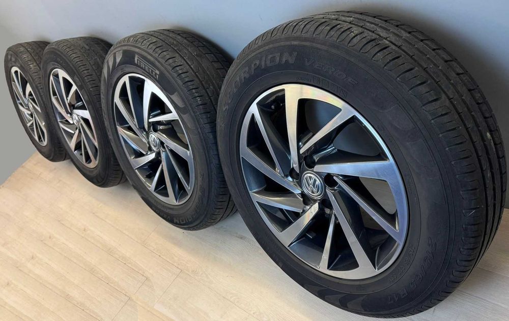 Roti/Jante Volkswagen 5x112 215/65 R17 Tiguan bicolore, Passat, Golf