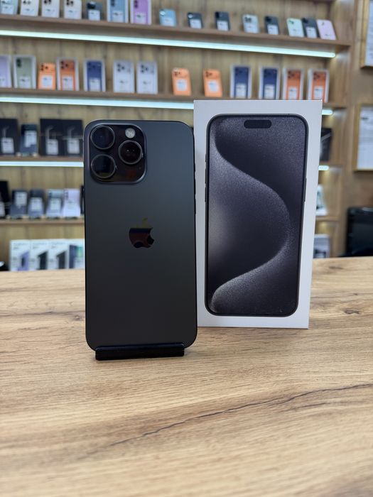 ‼️iPhone 15 Pro Max 512Gb Black - Sanatate bat.97% - Garantie 12 luni